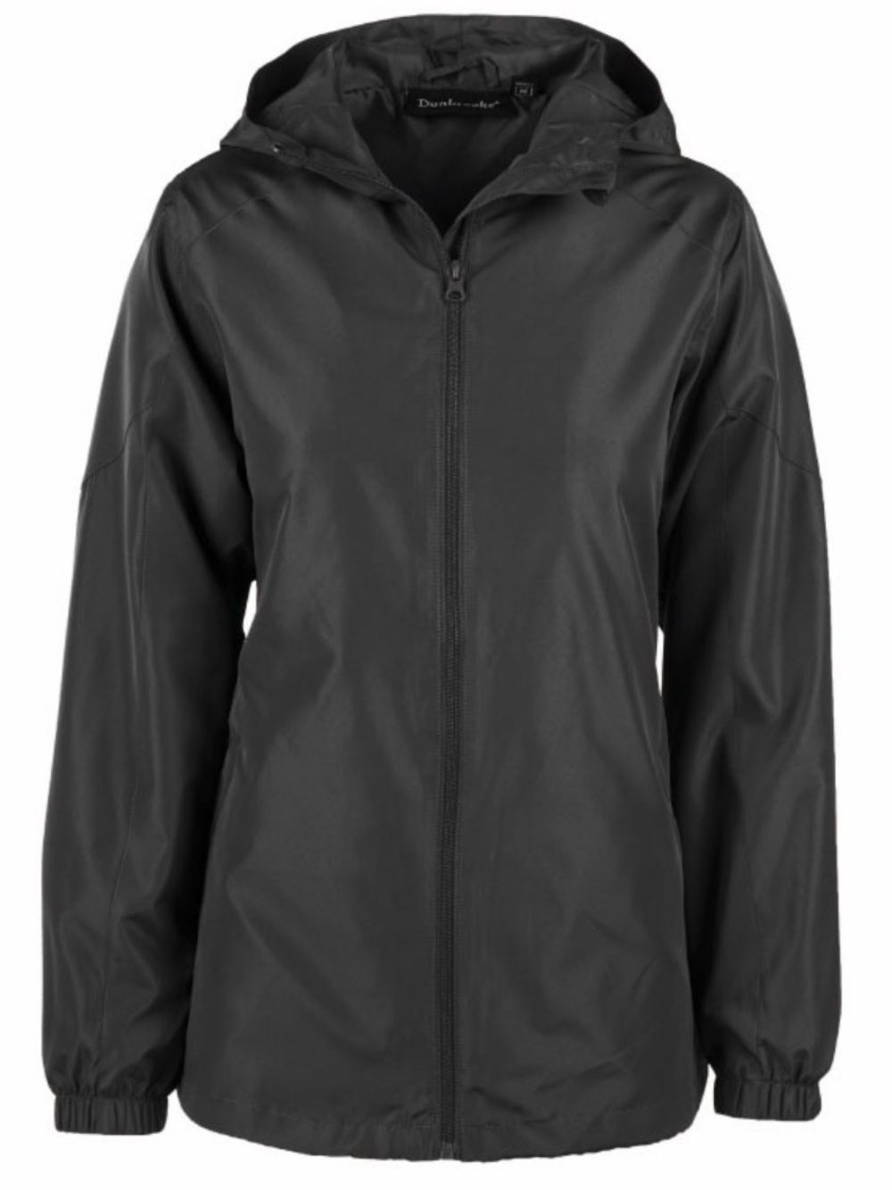 Dunbrooke Lightweight Hooded Track Jacket Black Ladies Olympic Companion Medium